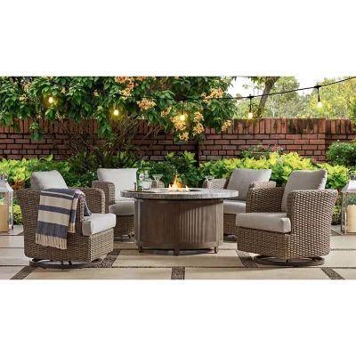 Member's Mark Brexley 5-Piece Patio Fire Pit Chat Set | Sam's Club
