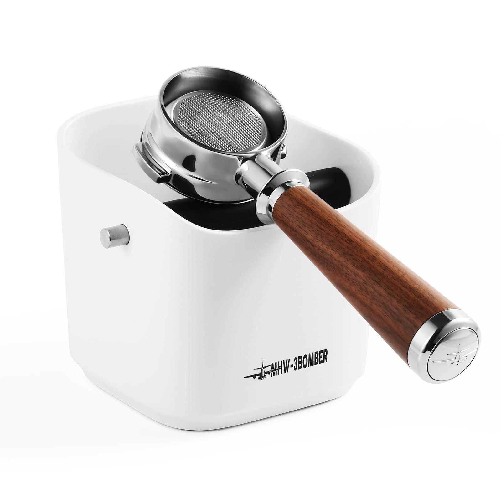 MHW-3BOMBER Espresso Knock Box, 1.2L(15 Cups) Coffee Knock Box with Removable Knock Bar and Anti-... | Amazon (US)