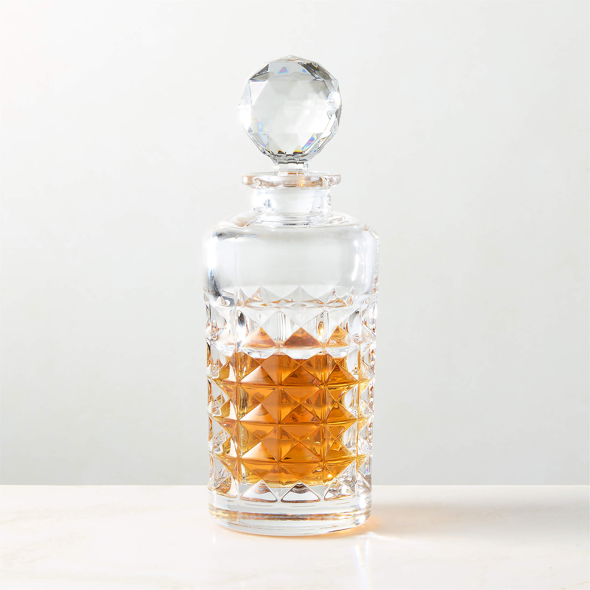 Kaya Crystal Glass Decanter | CB2 | CB2
