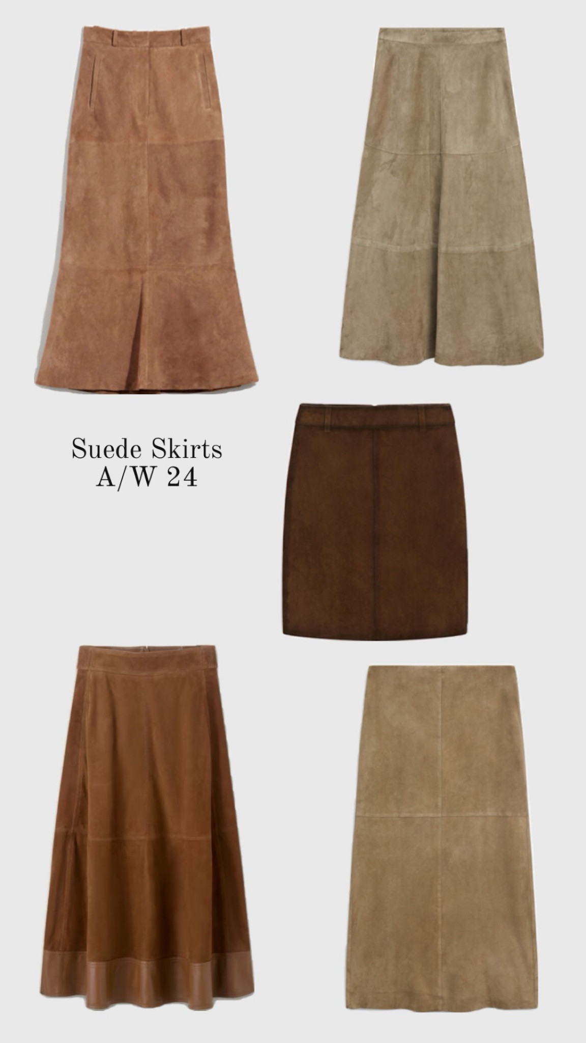 The Suede skirt for A/W 24 

#LTKluxury #LTKeurope #LTKstyletip