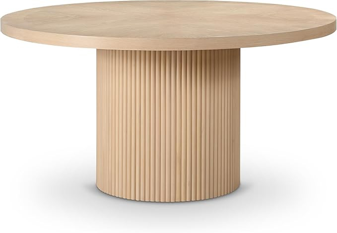 Meridian Furniture 730Oak-T Belinda Collection Modern | Contemporary Dining Table with Solid Wood... | Amazon (US)