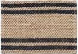Mainstays Outdoor Rectangle Doormat, Jute, Stripe Black and Brown, 18" x 30" | Walmart (US)