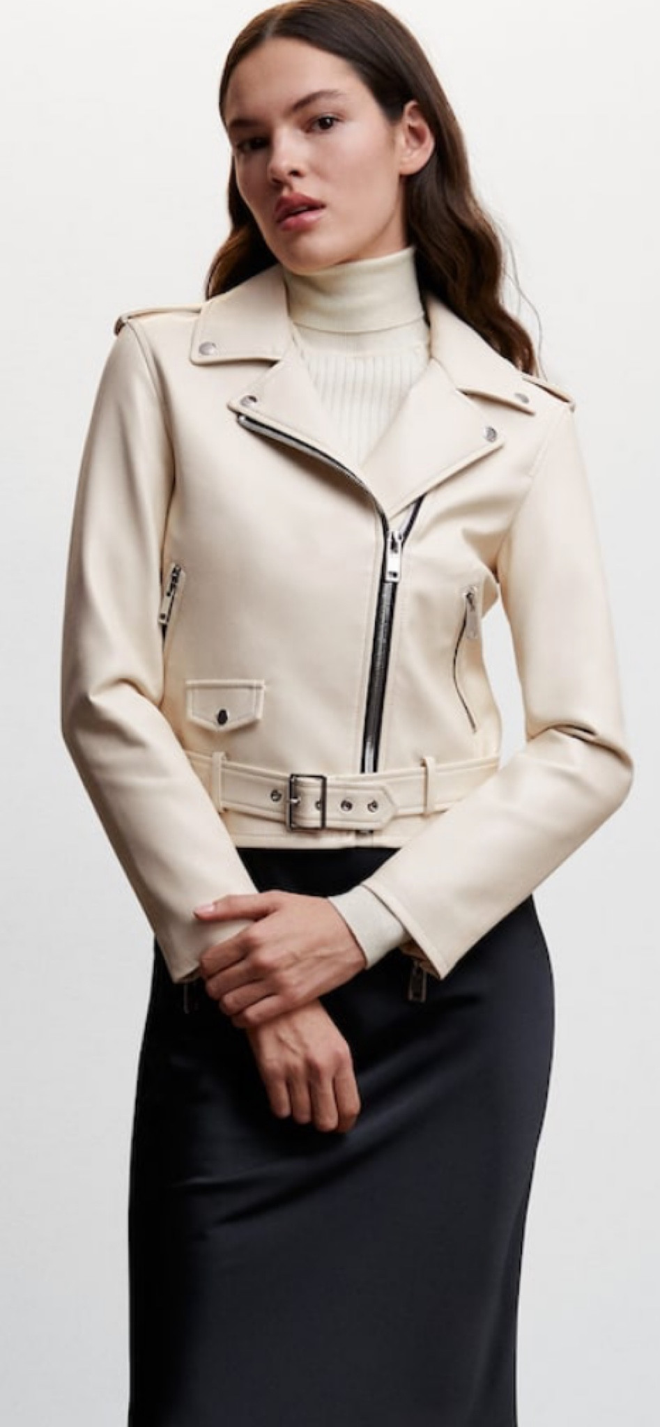 It’s all about the white faux leather and leather biker jacket! White and black is the staple trend this spring.  Here are some favorites! A must have! 

#LTKstyletip #LTKFind #LTKSeasonal