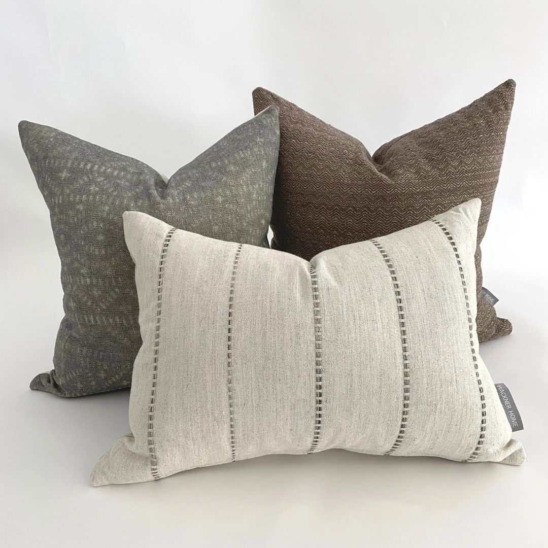 Eadda Set Pillow Cover Set, Decorative Pillow Grouping, Boho Pillow Covers, Designer Pillows, Cal... | Etsy (US)