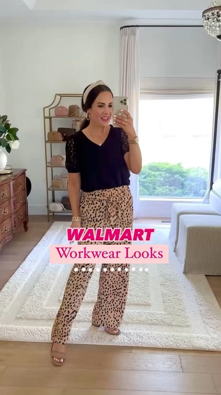 $20 viral pants + $17 tops alert! 👏 Comment LINK below for direct links sent right to your DMs! 😍 We found the cutest tie waist pants that are so comfy and perfect for spring & summer! They come in 15+ colors and run true to size {but size up if between for the best fit}. We have size small on here. They are breezy too so perfect for warm temps! ☀️We are also loving these adorable flutter sleeve blouses that comes in a ton of colors. This crochet waffle knit top does as well! 🛍️ Comment below if you’d like us to send you all the details! P.S. these eyelet tops are on sale for just $15 and come in tons or colors as well! 🎉

#LTKWorkwear #LTKStyleTip #LTKSaleAlert
