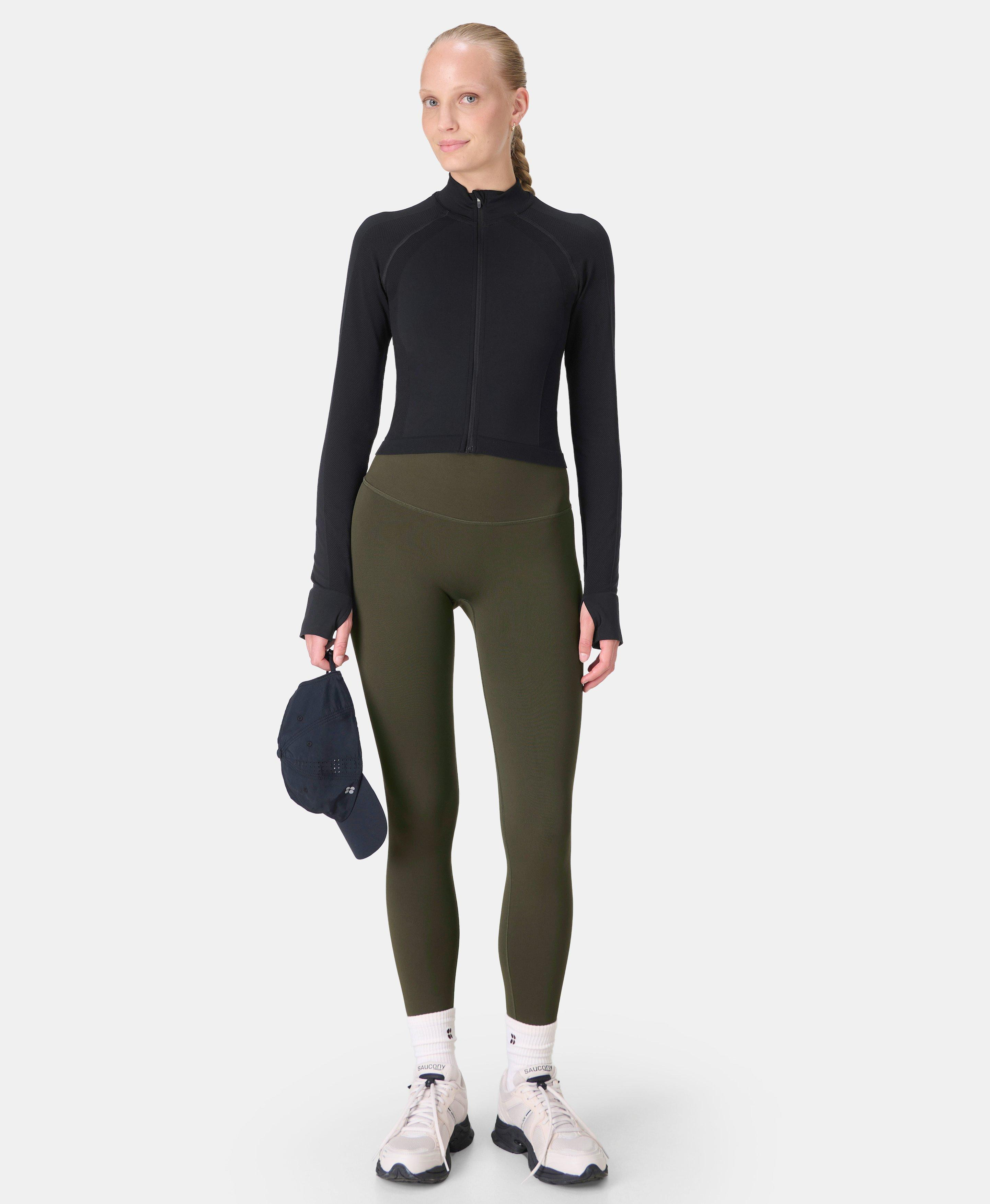 Stamina Seamless Leggings  - Nori Green | Women's Leggings | Sweaty Betty | Sweaty Betty UK