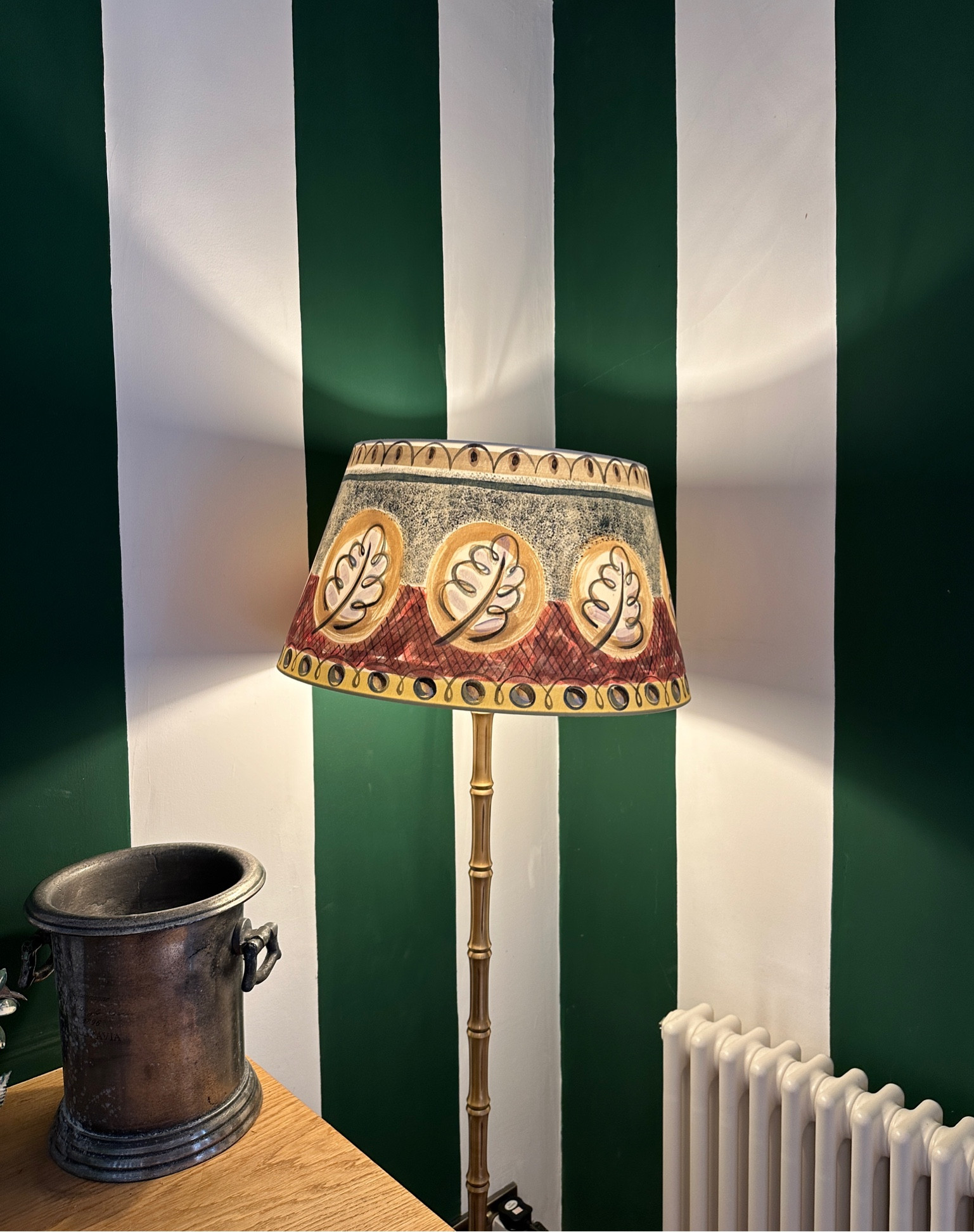 Very inspired by the handpainted lamp shades I’m seeing in England that are inspired by the artsy Bloomsbury look. I found some an Etsy with a few different designs/colors.

#LTKHome