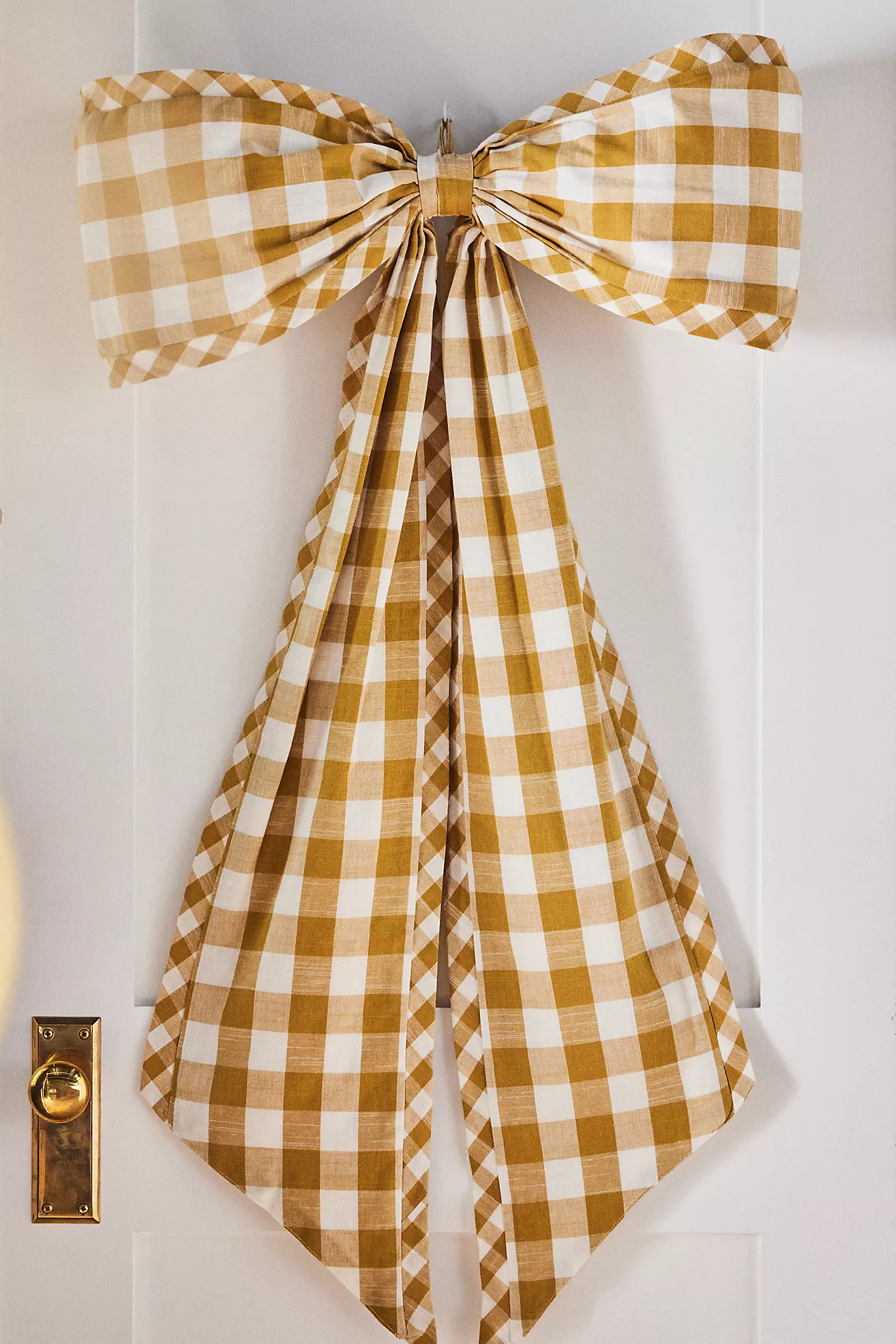 Gingham Bow Tree Topper | Anthropologie (US)