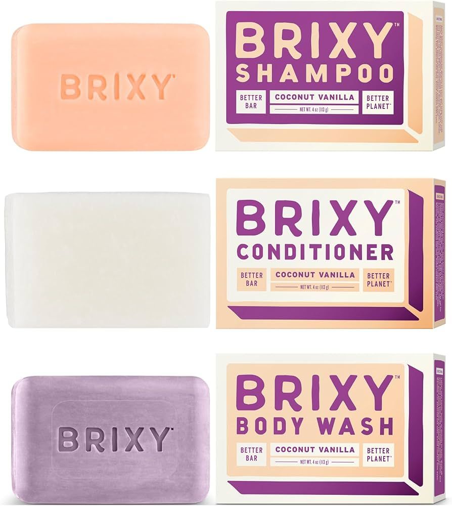 Shampoo and Conditioner Bars with Body Wash Set for Balance, Hydration & Soft Hair & Skin, Vegan ... | Amazon (US)