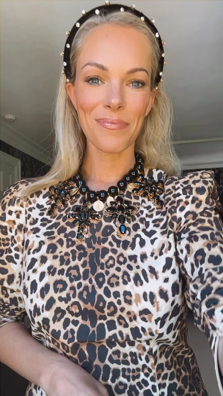 Night out look with this chic leopard dress! I LOVE these glitter tights they are so fun! Plus the handbag is chic and under $30

#LTKParties #LTKOver40 #LTKVideo
