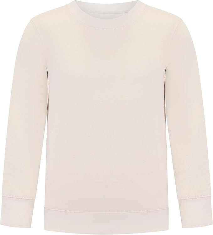 EVERYDAY KIDS Boys’ Fleece Crewneck Sweatshirt; Boy’s Long Sleeve Pullover Shirt - Soft and B... | Amazon (US)