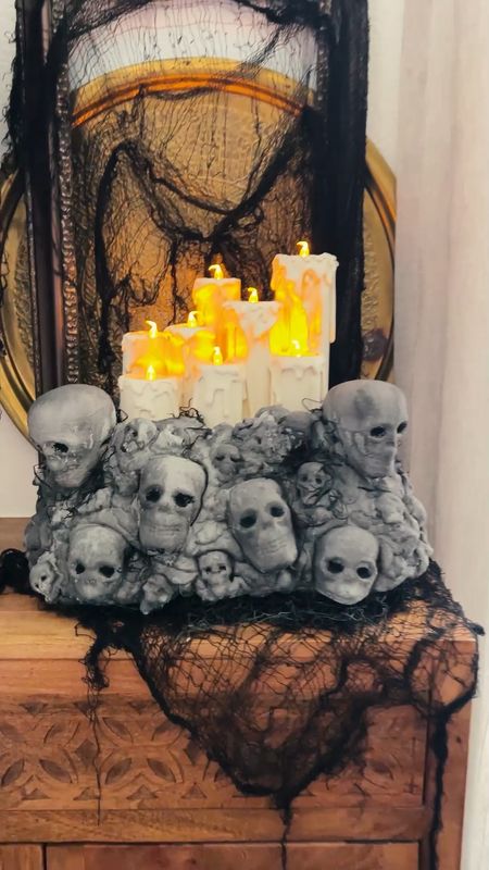 Halloween candles, skull decor, Halloween decor, Halloween skull candles, Halloween candle cluster, Halloween decorations, aesthetic Halloween home decor, #halloween #halloweendecor #halloweendecorations #halloweenaesthetic

#LTKhome #LTKHalloween #LTKSeasonal