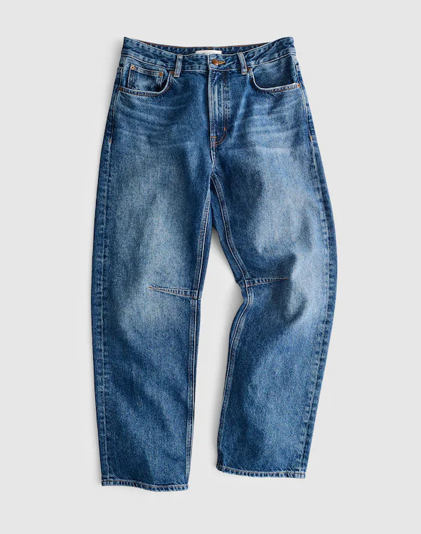 Circular Darted Barrel-Leg Jean | Madewell
