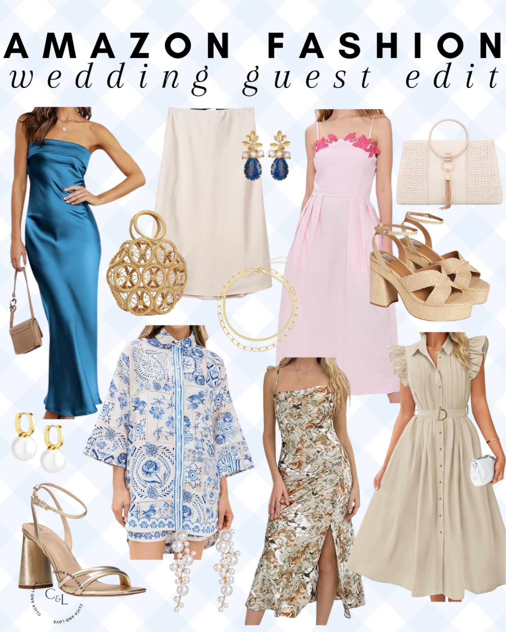Amazon fashion wedding guest inspo ✨ These dresses (and skirt!) could be the perfect outfit for a spring or summer wedding, bridal or baby shower! 

Slip dress, dresses, midi dress, maxi dress, wedding guest outfit, wedding guest dress, heels, nude heels, pearl earring, Earrings, Jewelry, Handbag, rattan purse, Clutch purse, date night, fancy fashion, Womens fashion, fashion, fashion finds, outfit, outfit inspiration, clothing, budget friendly fashion, summer fashion, spring fashion, wardrobe, fashion accessories, Easter dress, gold heels, nude heels, platform heels, Amazon, Amazon fashion, Amazon must haves, Amazon finds, amazon favorites, Amazon essentials #amazon #amazonfashion

#LTKWedding #LTKFindsUnder50 #LTKStyleTip