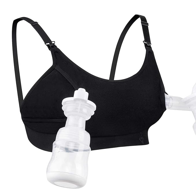 Hands Free Pumping Bra, Momcozy Adjustable Breast-Pumps Holding and Nursing Bra, Suitable for Bre... | Amazon (US)
