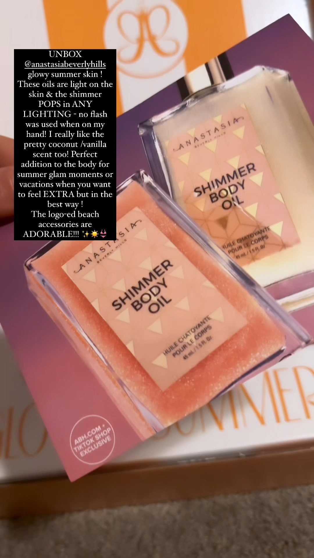 Unbox ABH GLOWING SKIN OILS with me! 😍☀️👙✨

#LTKBeauty #LTKSeasonal #LTKStyleTip