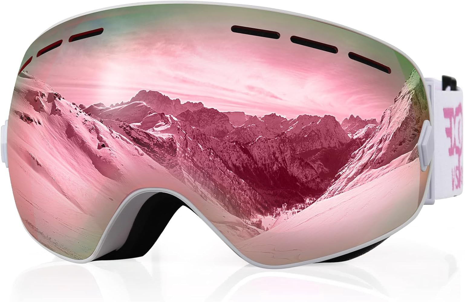 EXP VISION Snowboard Ski Goggles Men Women Youth, Anti Fog OTG Winter Snow Goggles Spherical Deta... | Amazon (US)