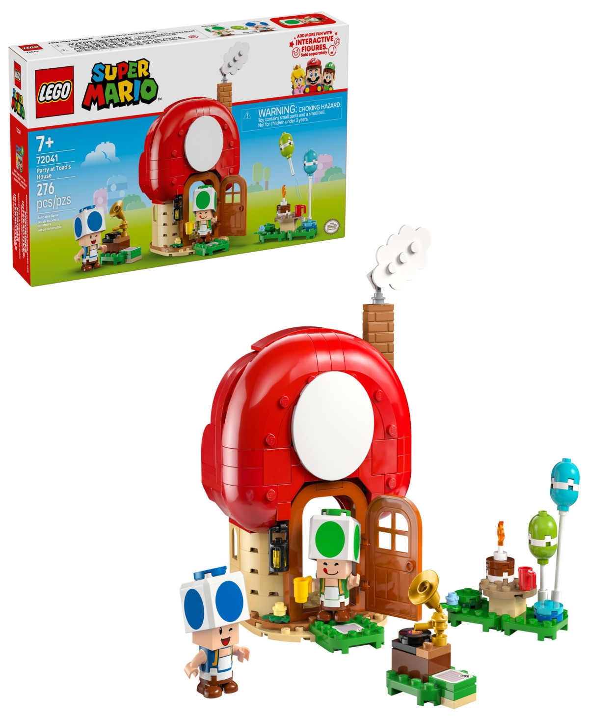 Lego Super Mario Party at Toad's House Kids Toy 72041, 276 Pieces - Multicolor | Macy's