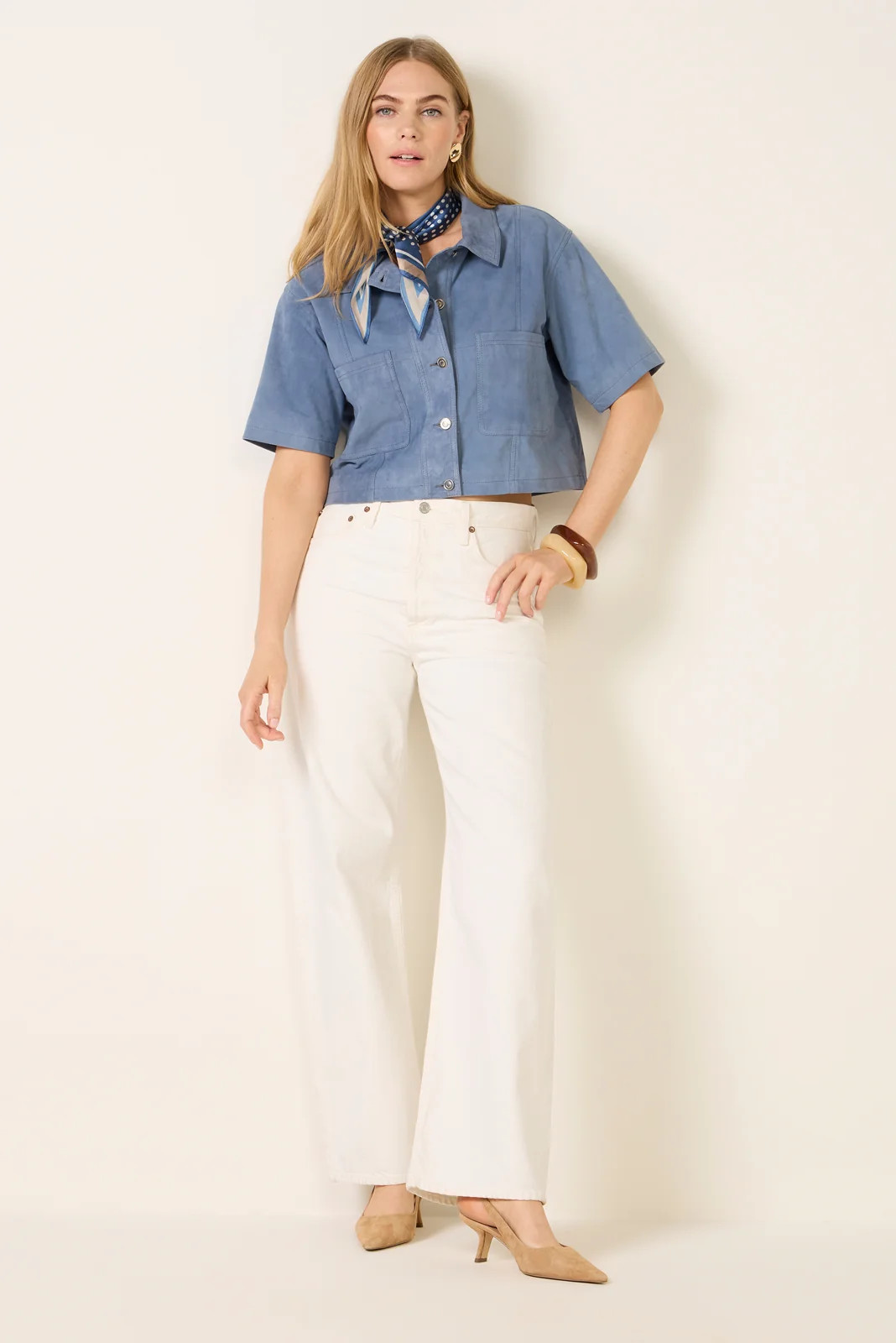 AGOLDE Women's Arc 32' Wide Leg Jean, Size 30, White | Evereve
