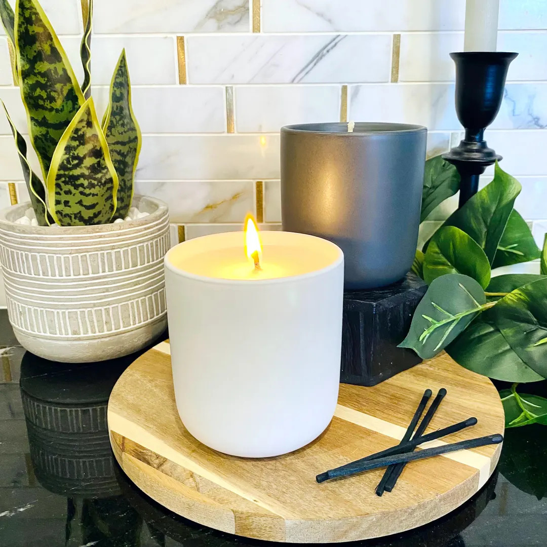 12oz Non-toxic Soy Wax Candle: Clean Burning, Strong Scent Fall Candles - Etsy | Etsy (US)