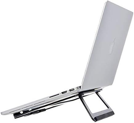 AmazonBasics Aluminum Portable Foldable Laptop Support Stand for Laptops up to 15 Inches, Silver | Amazon (US)