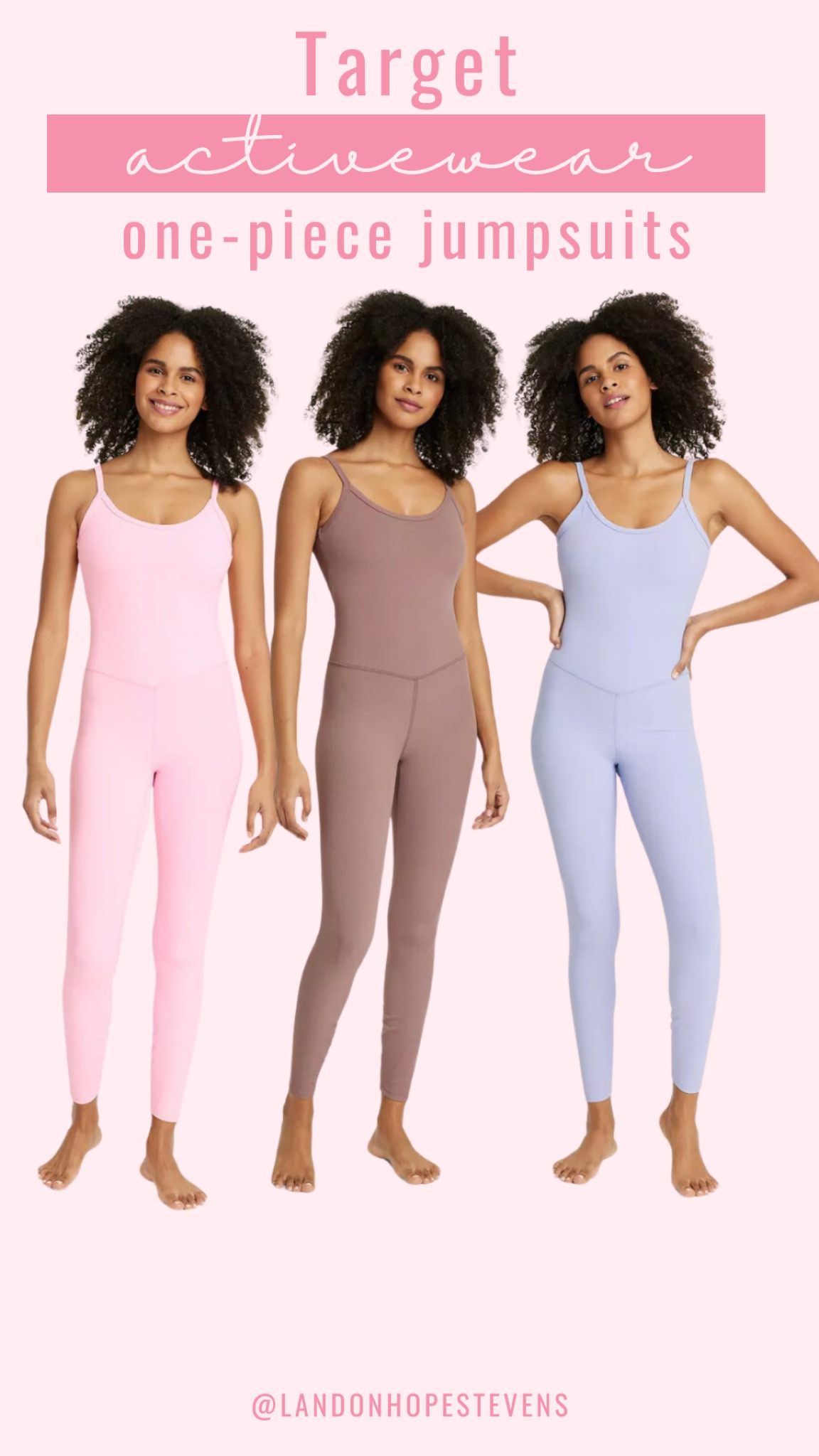 Target Pastel Activewear - one-piece jumpsuits! They are so flattering & comfortable 🫶🏼

Target fashion, target style, target jumpsuit, workout wear, athleisure wear, one piece outfit

#LTKfindsunder50 #LTKstyletip #LTKfitness