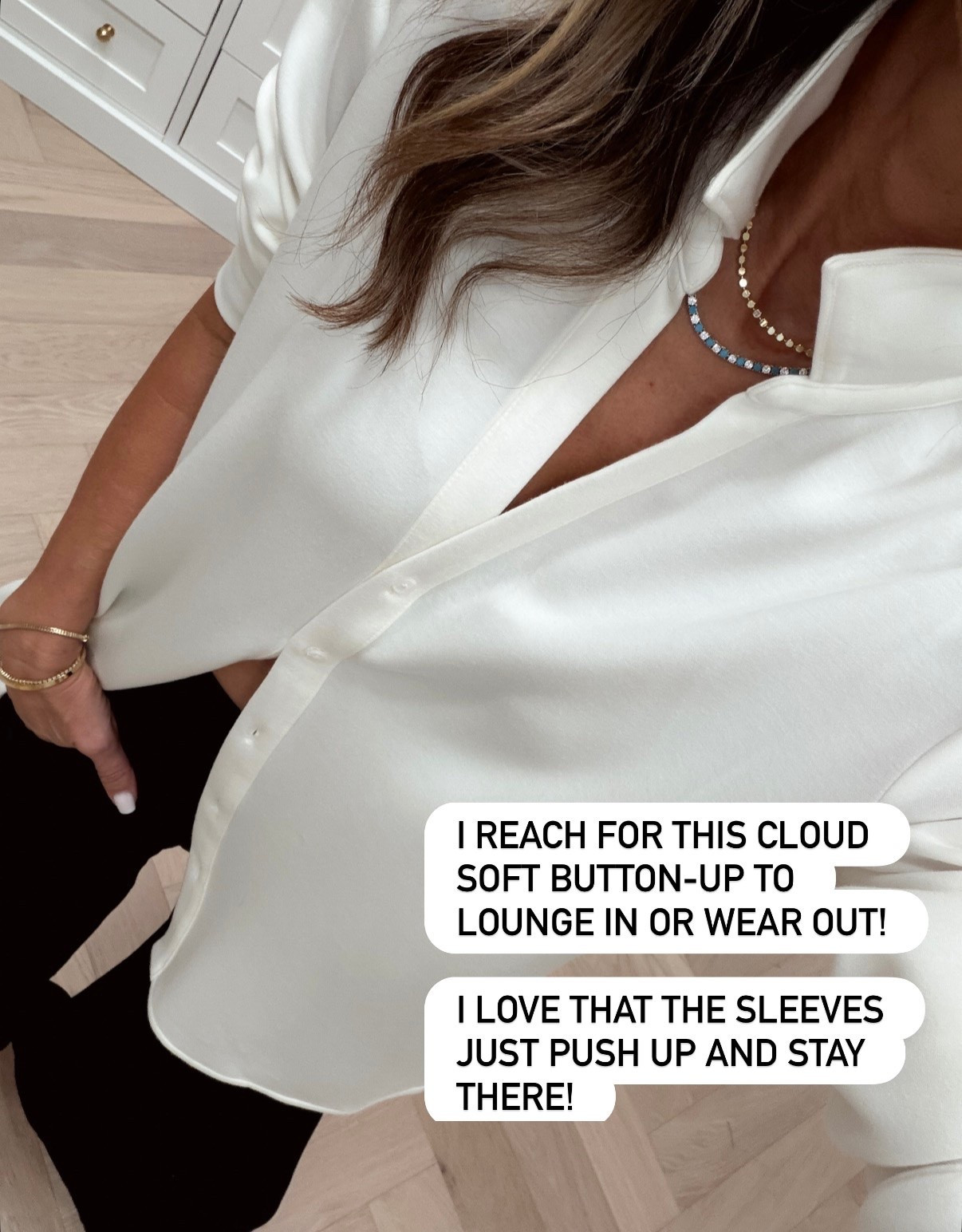 AirEssentials button-up sz Small code fashionedlifexspanx

#LTKootd #LTKOver40