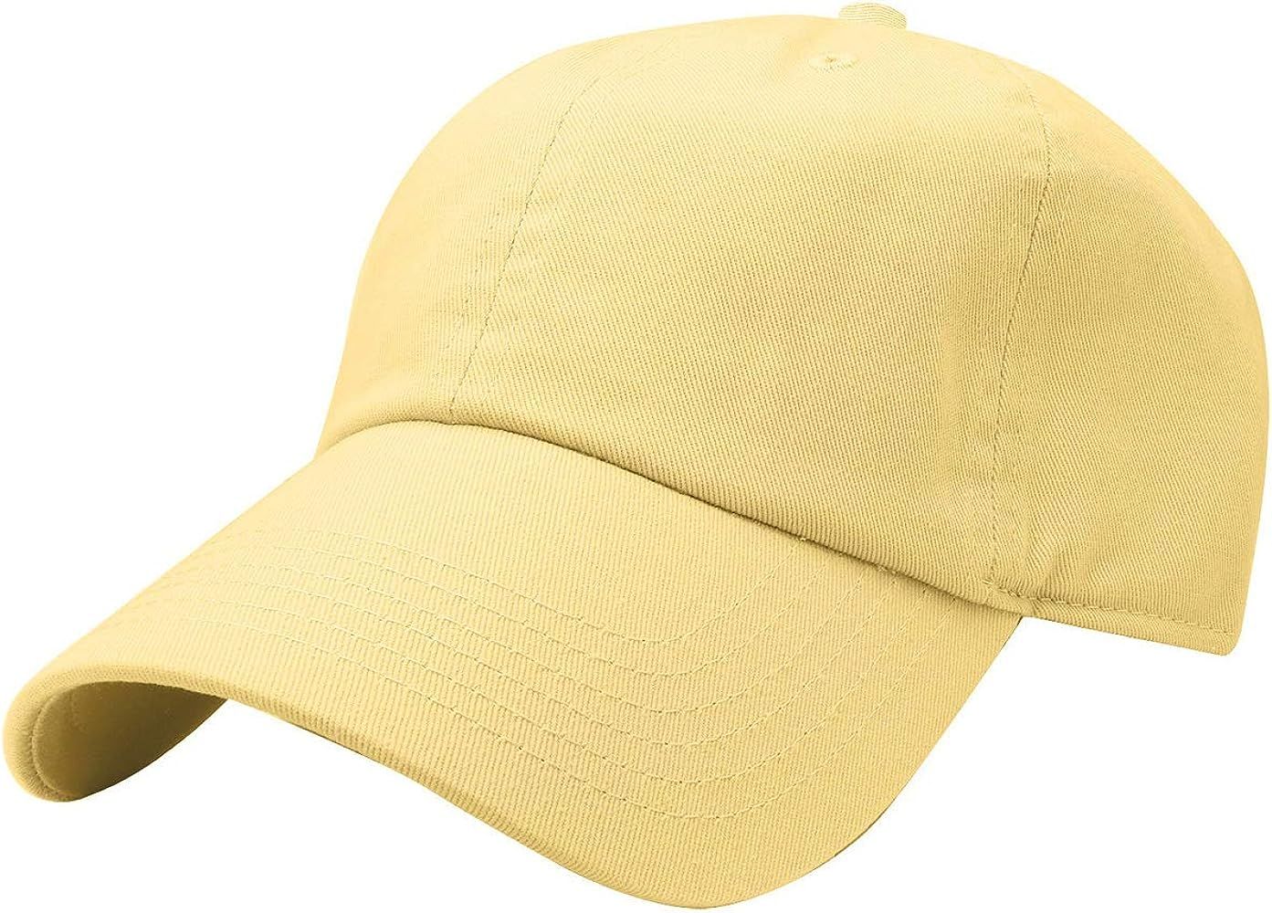 Falari Classic Baseball Cap Dad Hat 100% Cotton Soft Adjustable Size | Amazon (US)