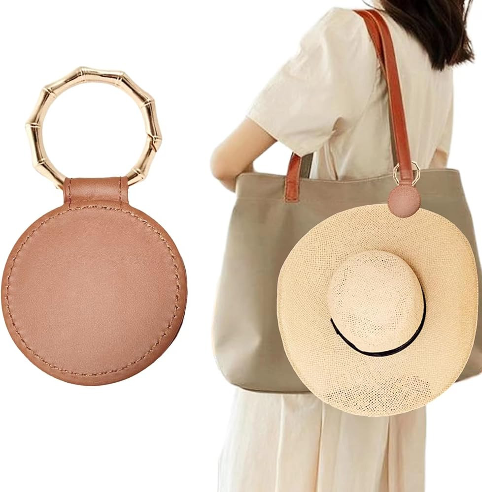 Liberal Brightdeer Hat Clip for Tavel, Fabric Frendly Hat Keeper Magnetic Chain for Handbag Backpack | Amazon (US)