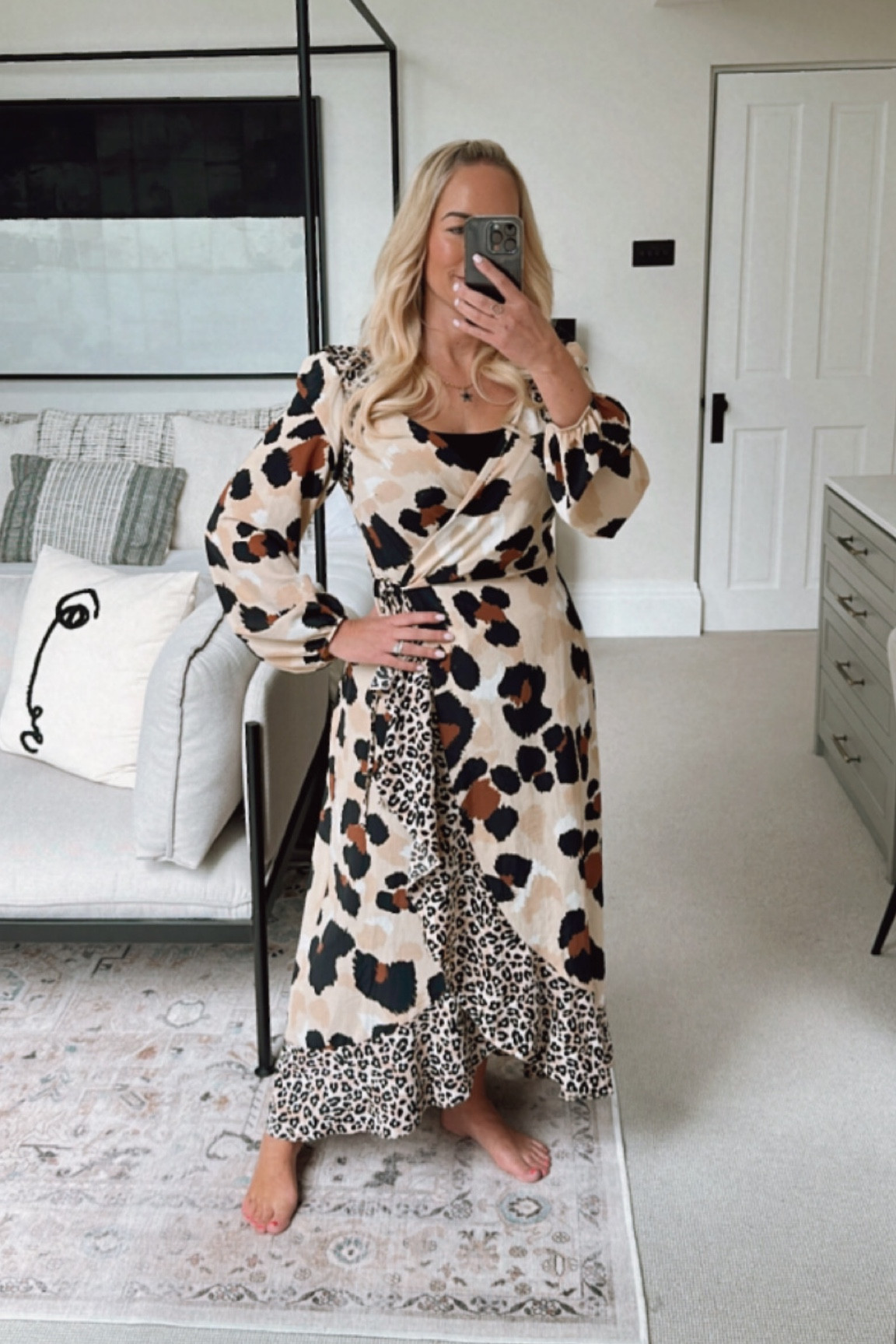 Leopard Print Wrap Dress - I got a size 12 as I have a big chest 😅 #LTKdress 

#LTKcurves #LTKSeasonal #LTKFind