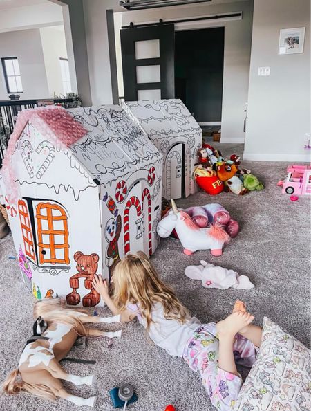The cutest cardboard house from Amazon!

#LTKHoliday #LTKhome #LTKkids