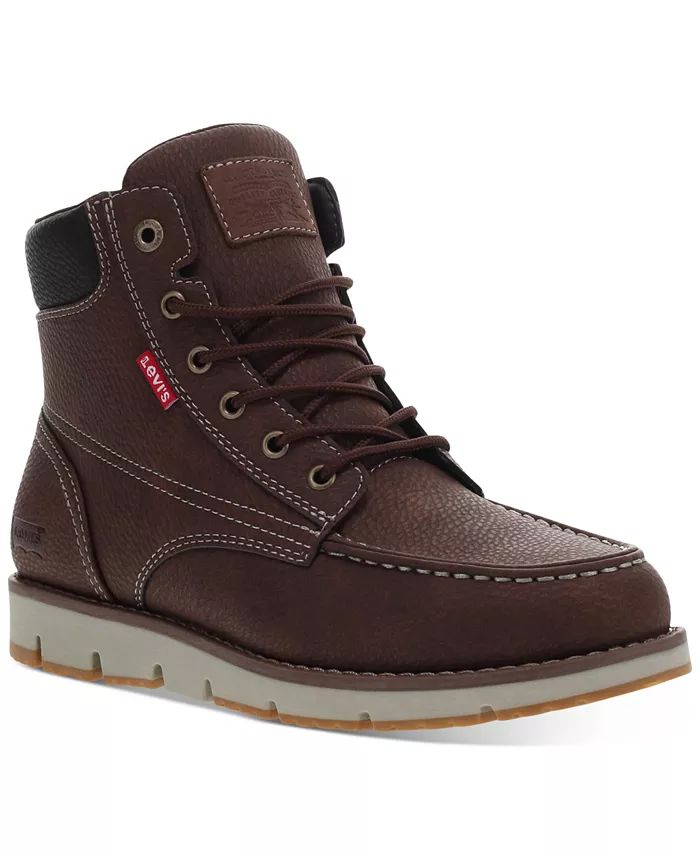 Men's Dean WX UL Faux-Leather Rugged Casual Hiker Chukka Boots | Macy's