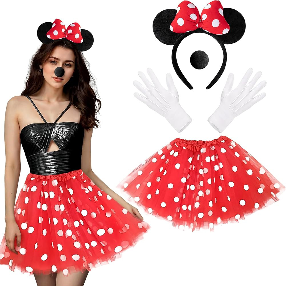 Mouse Costume Accessories, Mouse Costume Adult Women Girls Mouse Costume for Halloween Dress up | Amazon (CA)