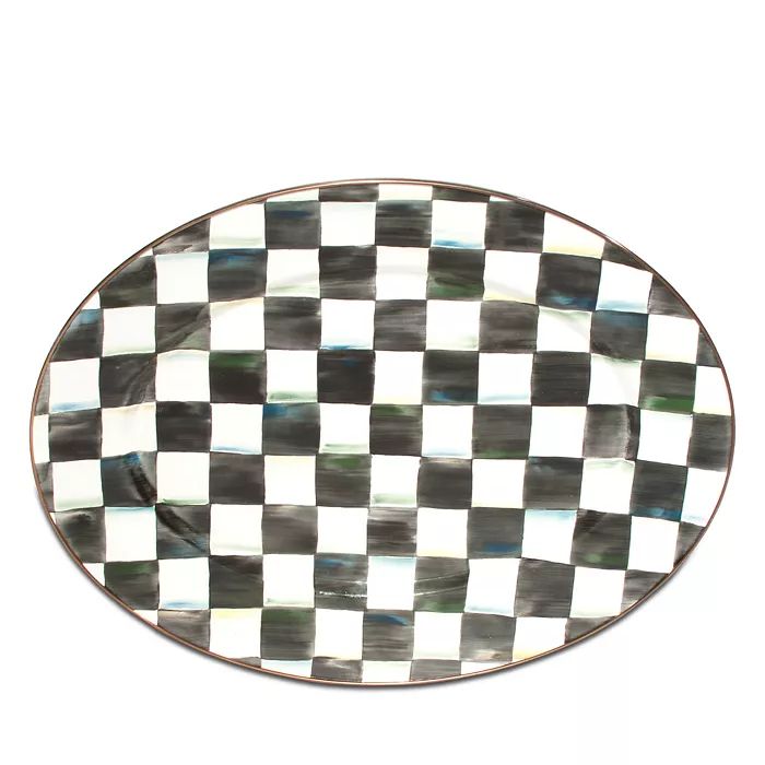 Courtly Check Enamel Oval Platter, Medium | Bloomingdale's (US)