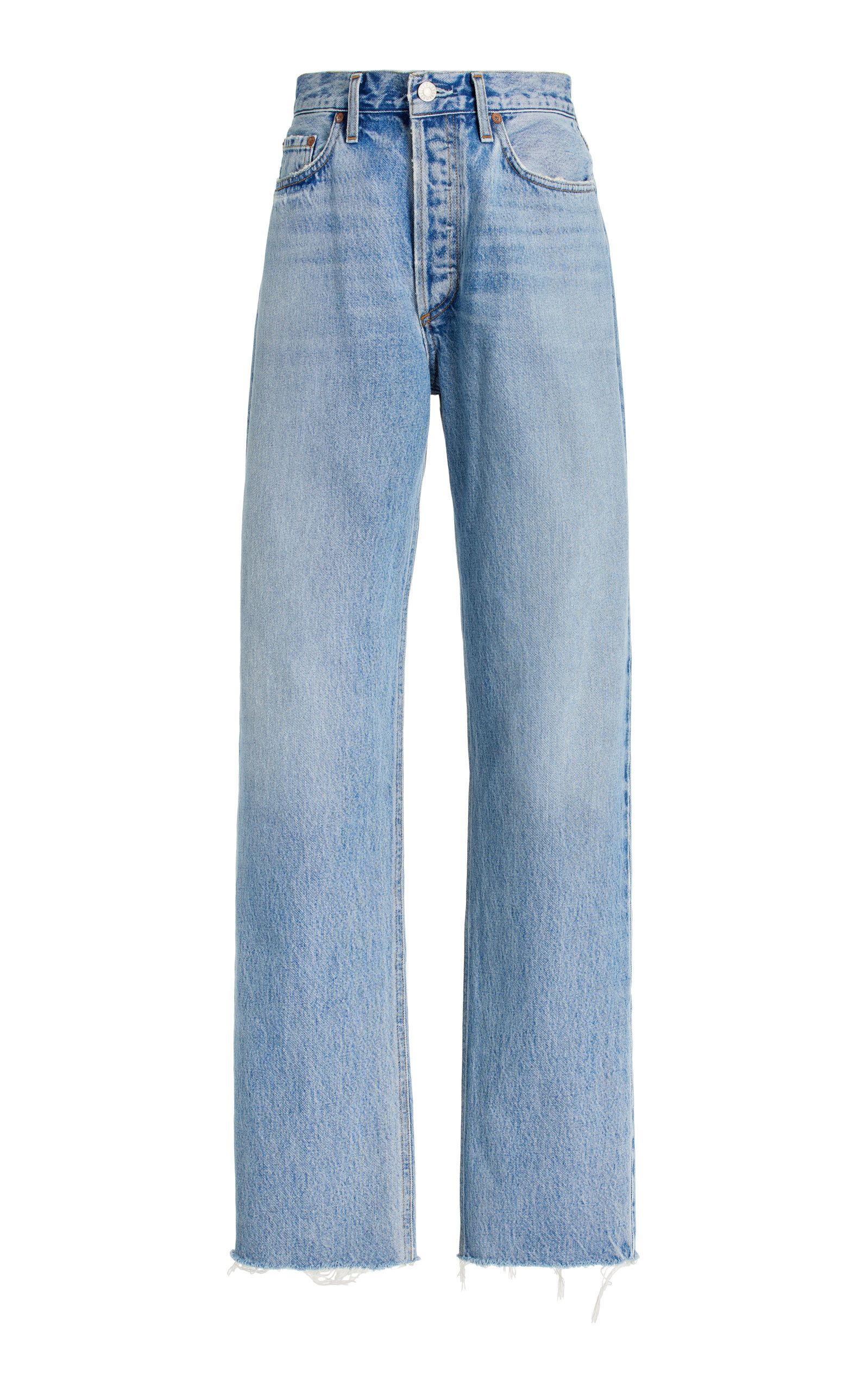 Agolde - Women's Lana Vintage Straight-Leg Jeans - Light Wash - 31 - Moda Operandi | Moda Operandi (Global)