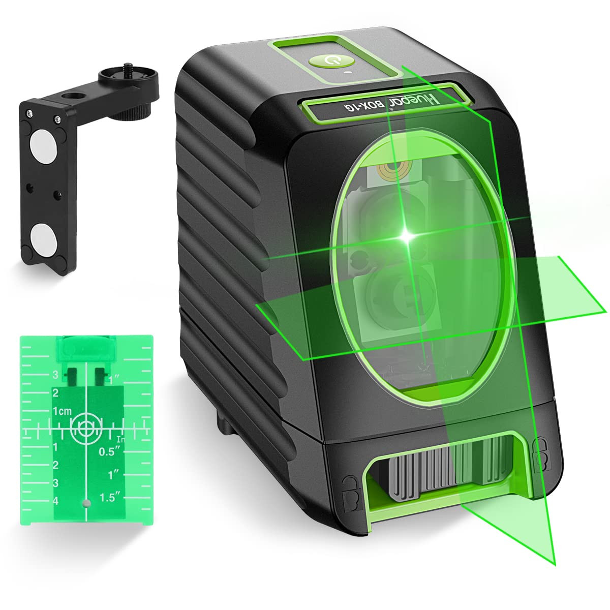 Huepar Box-1G Laser Level Self-Leveling, 150ft Outdoor Green Cross Line with Pulse Mode, 150° Ve... | Amazon (US)