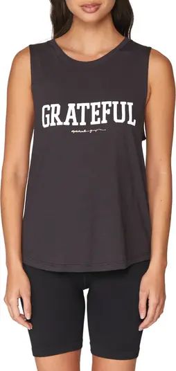 Spiritual Gangster Grateful Graphic Muscle Tee | Nordstrom | Nordstrom