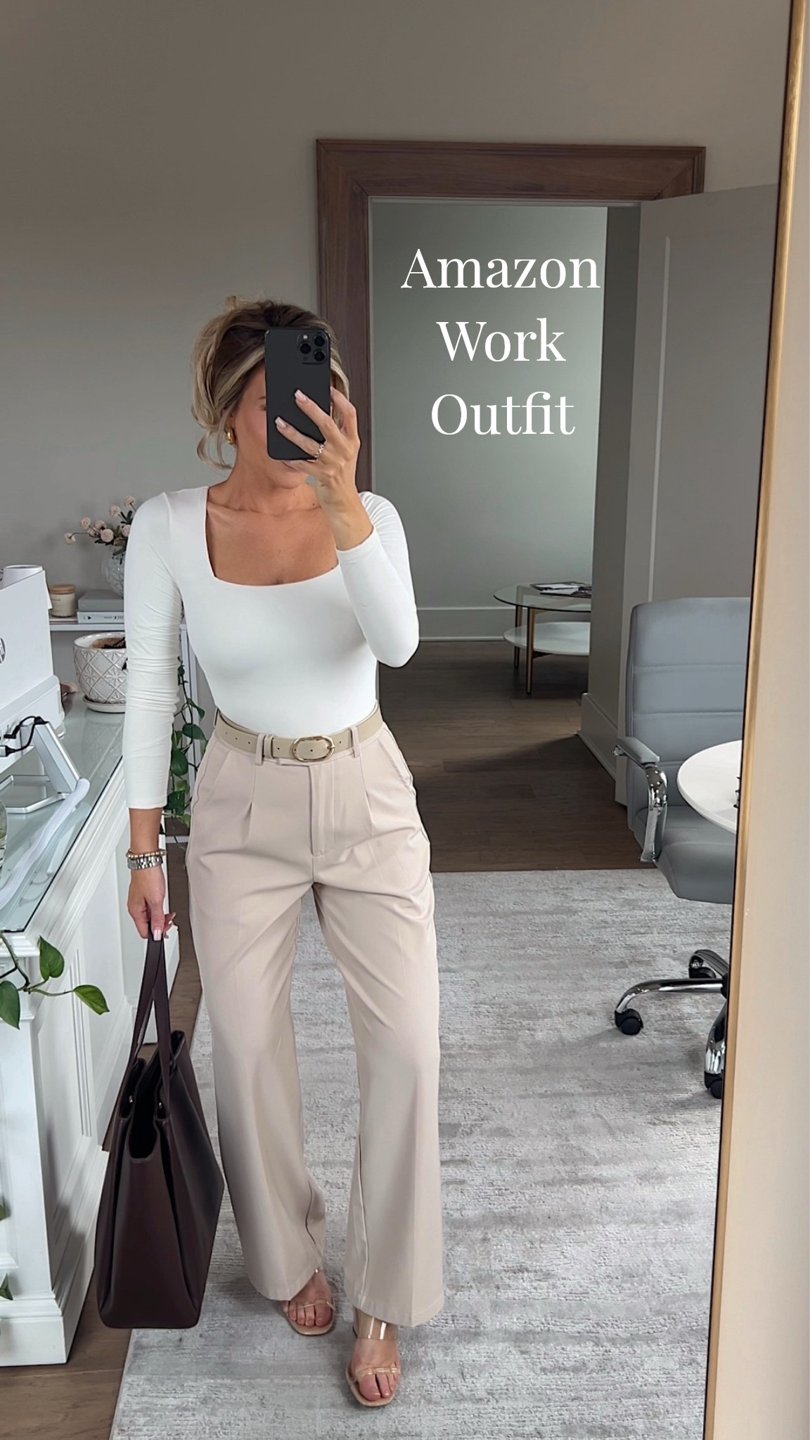 Cute summer work outfit for the office! All from Amazon! 

Wearing size XS in trousers! 



Business casual outfits, summer office outfits

#LTKootd #LTKWorkwear