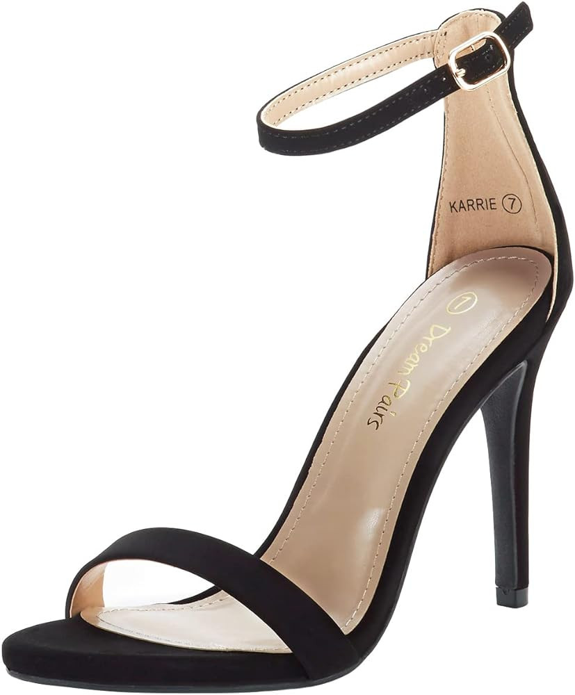 DREAM PAIRS Women's Karrie High Stiletto Pump Heeled Sandals | Amazon (US)