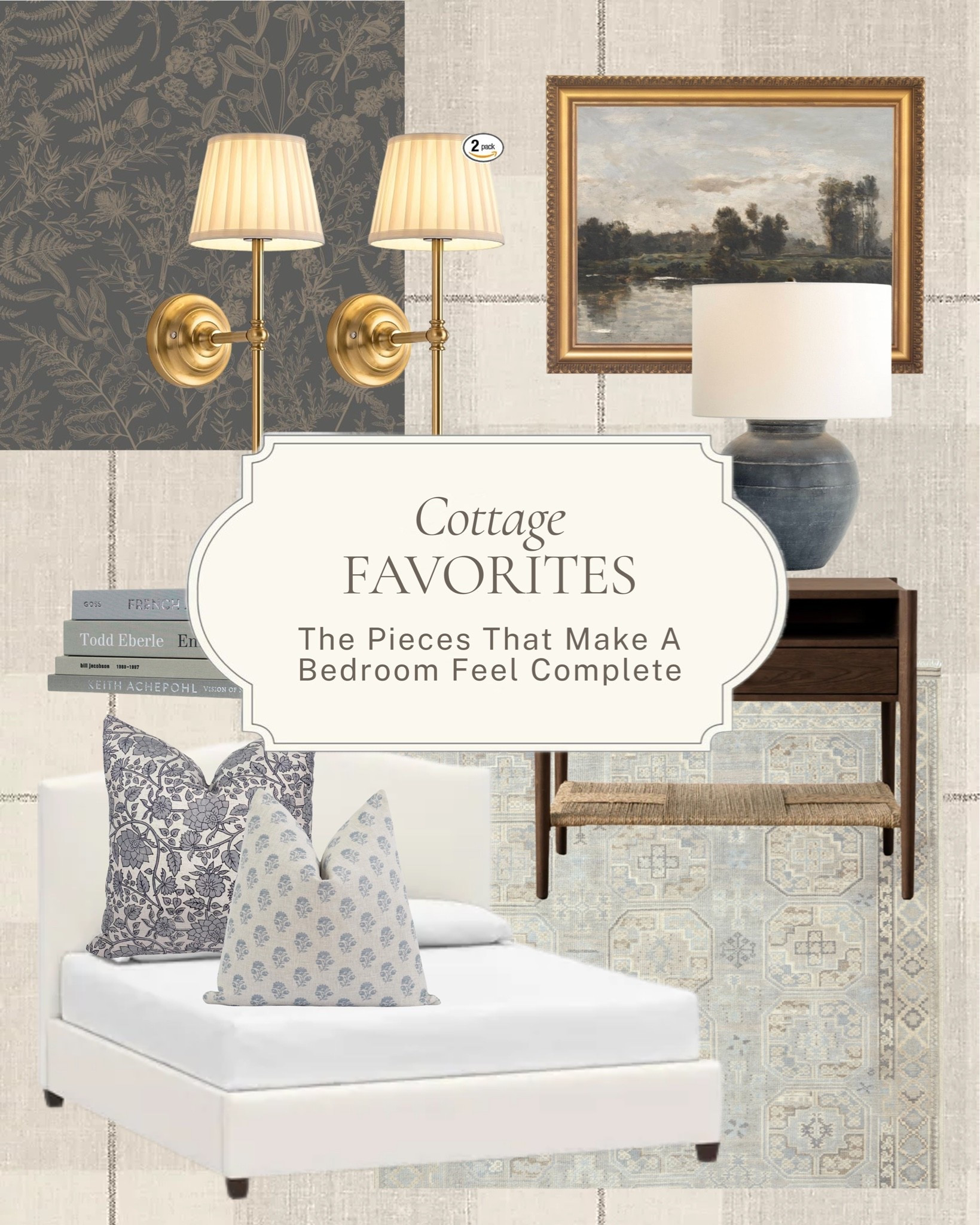 The bedroom details that bring everything together ✨ 

A few cottage favorites that take a space from simply furnished to completely finished, layered textiles, considered lighting, and those warm, personal touches that make a bedroom feel like it was designed with intention from the very first piece. 

All linked here 🤍 

#LTKhome