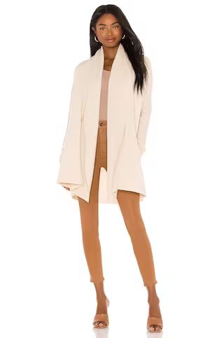 Splendid French Terry and Sweater Mix Cardigan in Light Camel from Revolve.com | Revolve Clothing (Global)