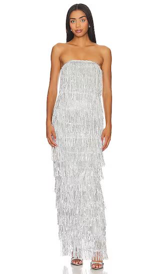 Samara Gown in Silver | Revolve Clothing (Global)