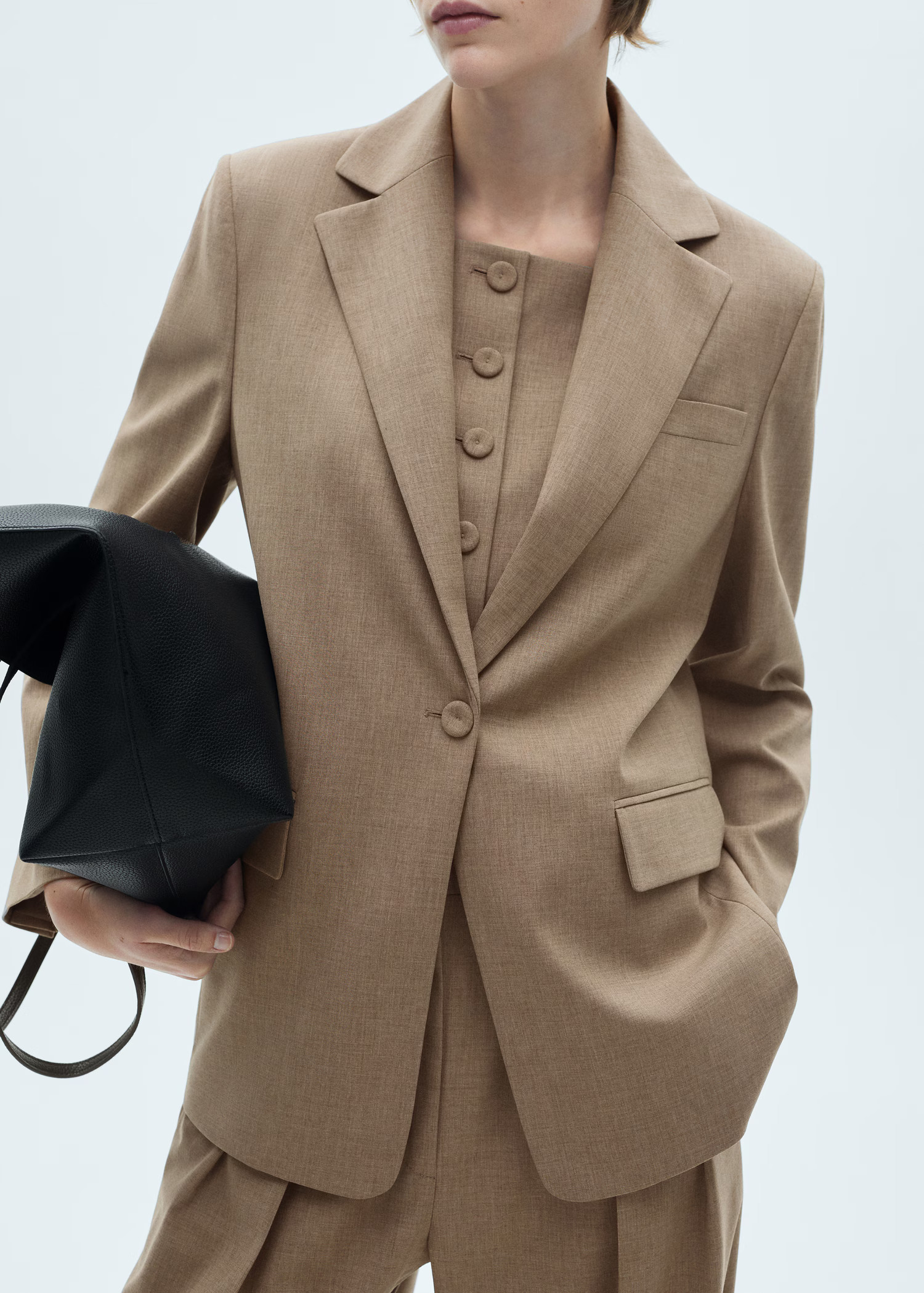Wool suit jacket - Women | MANGO USA | Mango (US/MX/AU)