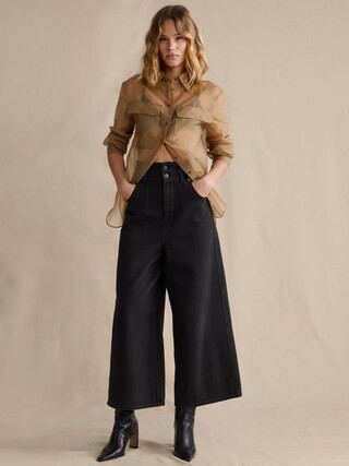 Ultra-High Rise Culotte Jean | Banana Republic (US)