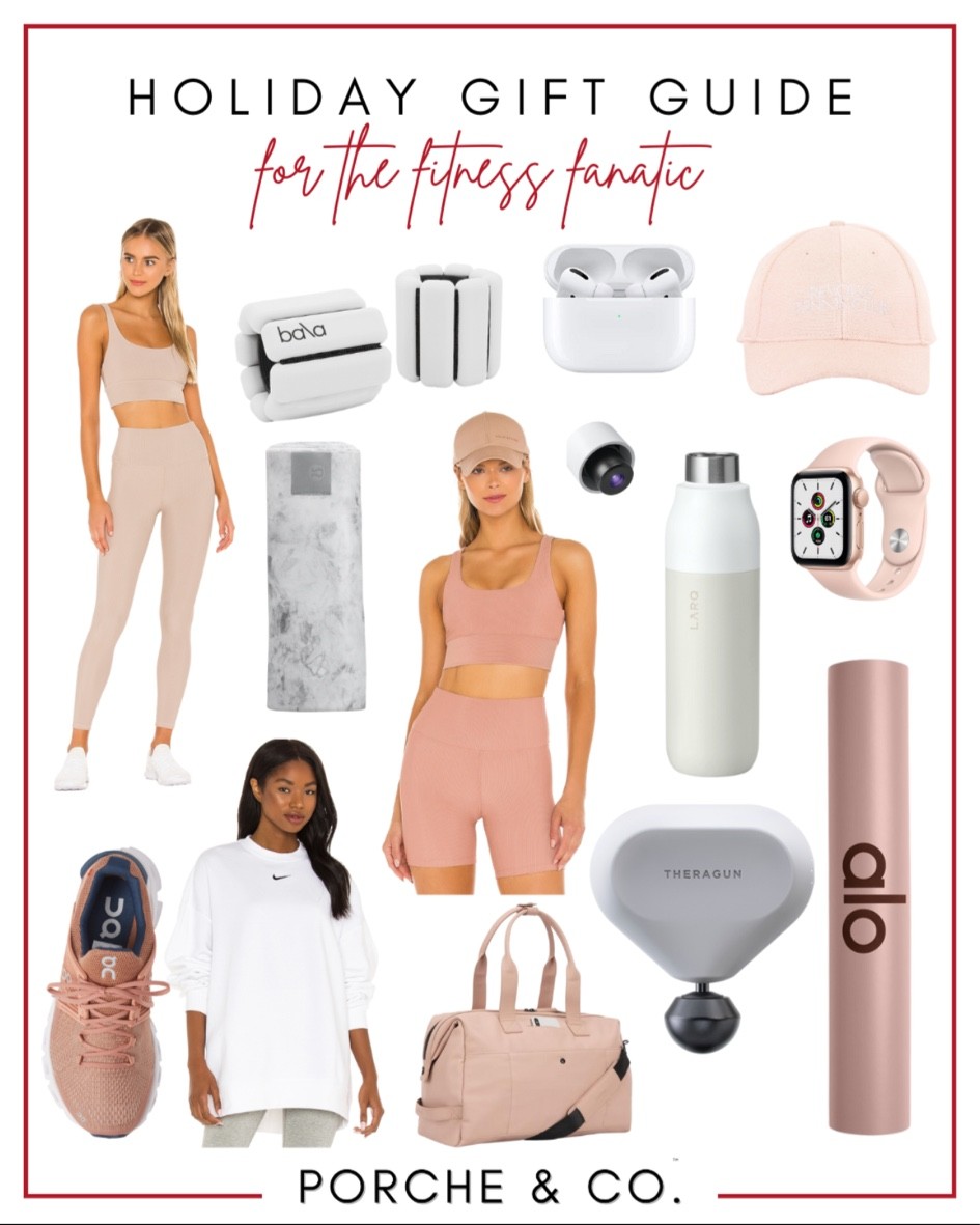 Gift guide for the fitness fanatic, gifts for her, gift guide for her, fitness gifts, bala weights, Theragun #giftsforher #giftguide

#LTKSeasonal #LTKHoliday #LTKfit