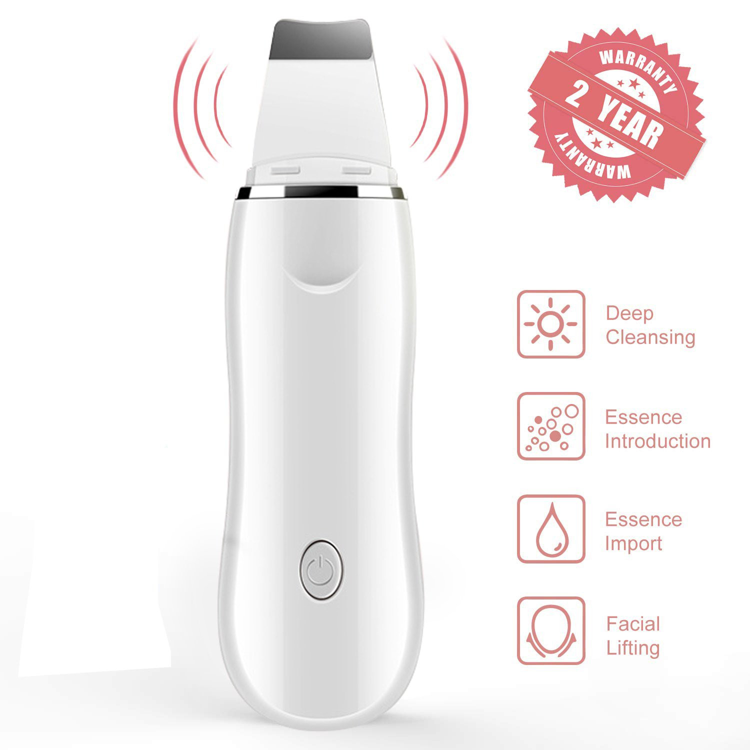 Blackhead Remover,Ultrasonic Facial Skin Scrubber,Skin Spatula,Facial Pore Cleaner with 3 Modes,U... | Walmart (US)