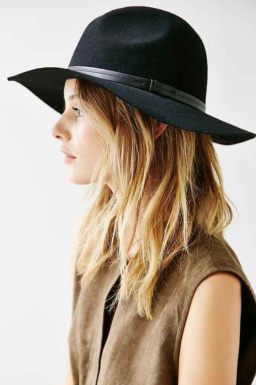 Ecote Scout Panama Hat,BLACK,ONE SIZE | Urban Outfitters US