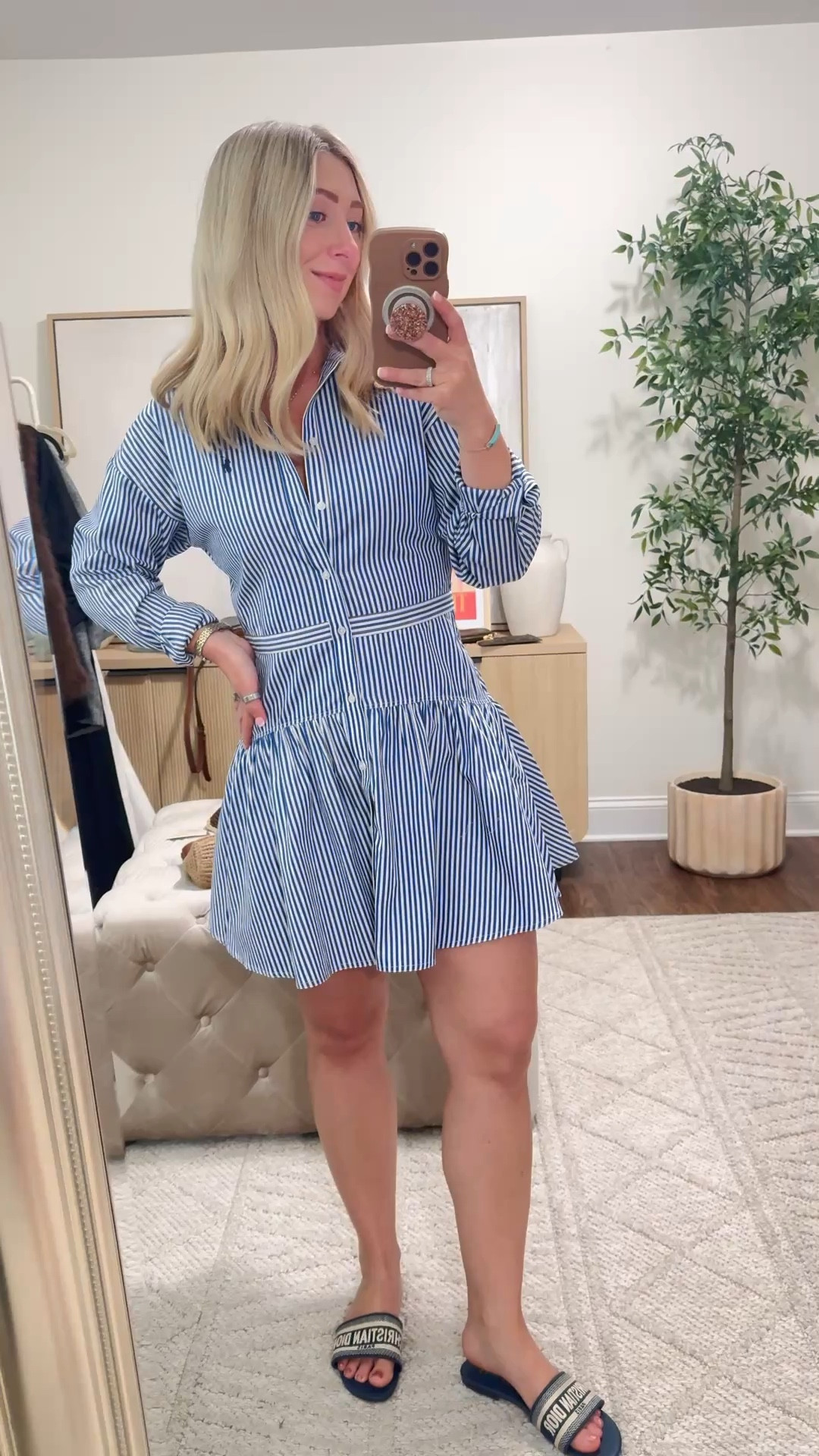 Obsessed with this Ralph Lauren dress! I’m a size 4 and I’m wearing the size 2! I would stick TTS though! 

Dresses, shirt dresses, Ralph Lauren 

#LTKdayinmylife #LTKMothersDay #LTKPetite