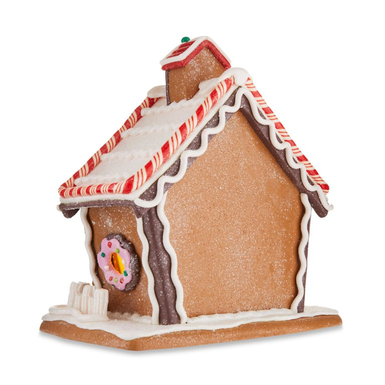 Christmas Village Multi-Color LED Gingerbread House, by Holiday Time | Walmart (US)