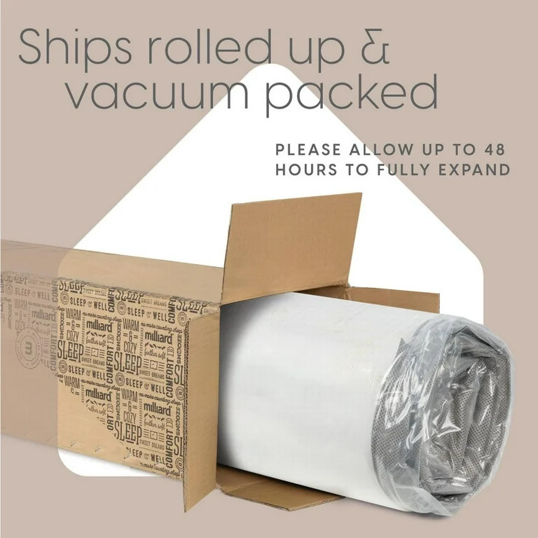 Milliard Tri Folding Memory Foam Mattress with Washable Cover Twin XL (78 inches x 38 inches x 6 ... | Walmart (US)